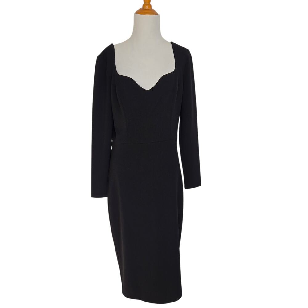 Dress The Population Women Sexy Sonia Sheath Dress Vamp Night Out Black Large - Picture 2 of 13